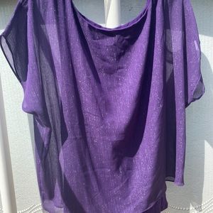 Sparkly Purple Express Shirt